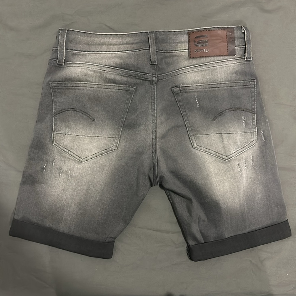 G-Star Raw 3301 Slim Denim Shorts - Picture 9 of 11